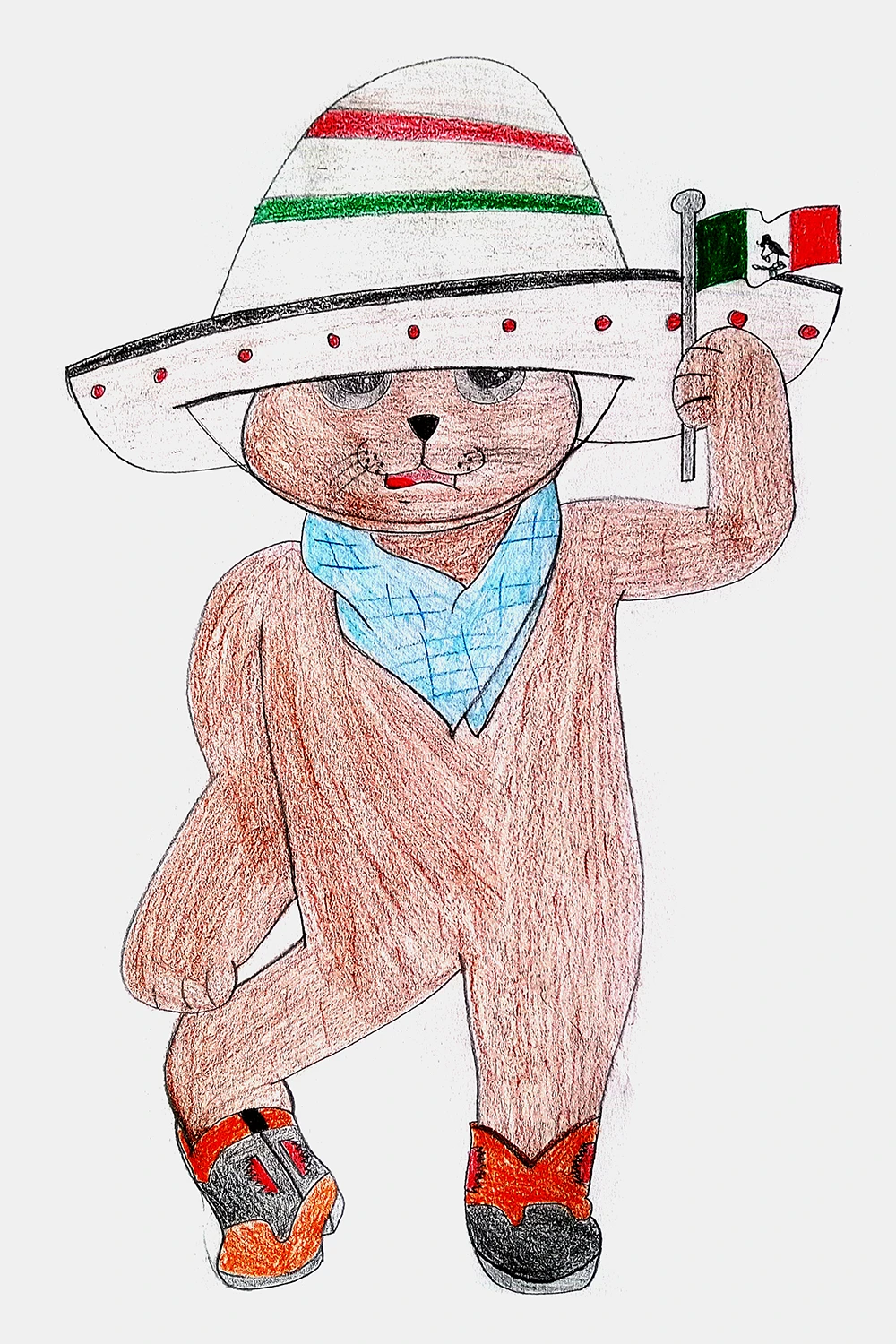 Hana in Leo – risbe